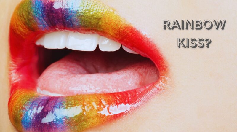 What is a rainbow kiss