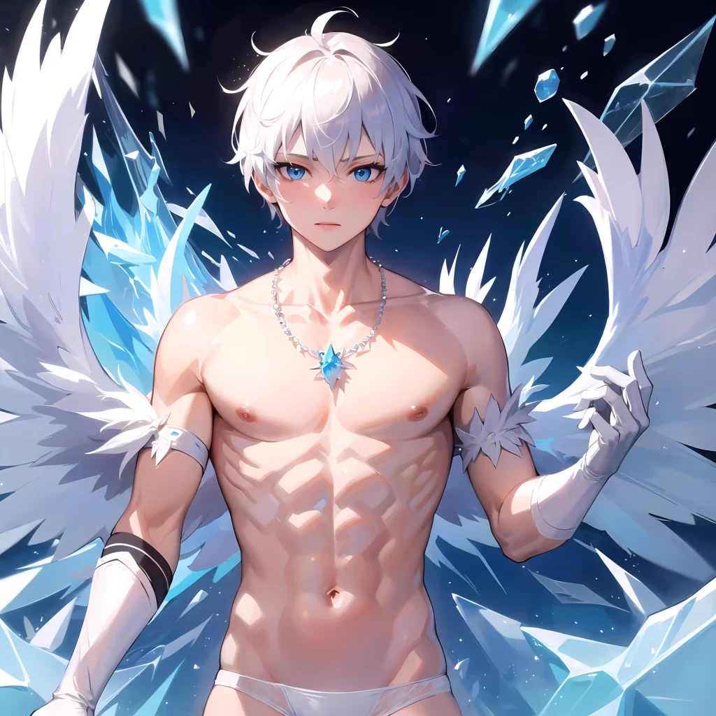 Example 4: Naked Jack Frost With Magical Wings!